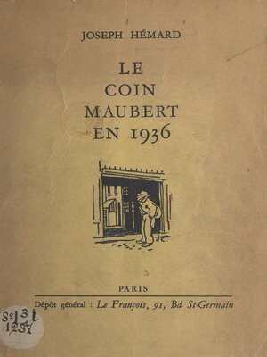 cover image of Le coin Maubert en 1936